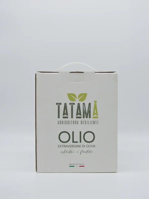 Olio extravergine d’oliva IGP Tatamà in Bag in Box da 3 litri