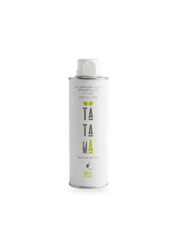 Olio extravergine d'oliva Tatamà, lattina da 250 ml estratto a freddo